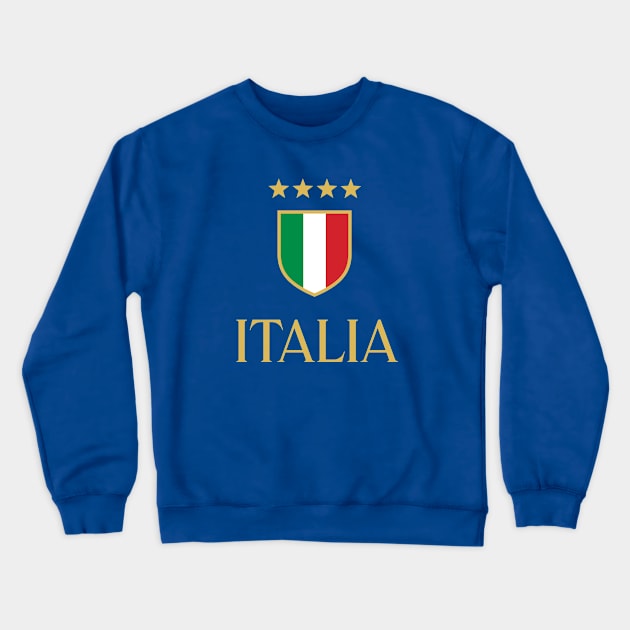 Italia Gold Crewneck Sweatshirt by VRedBaller